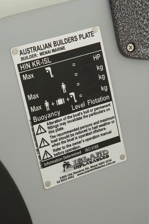 2m SUPALIGHT WEIGHT Island Inflatable Boat Tender Dinghy ★ 3 Year